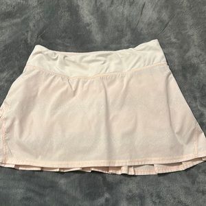 Lululemon Pink/Sparkle Pace Rival Skirt